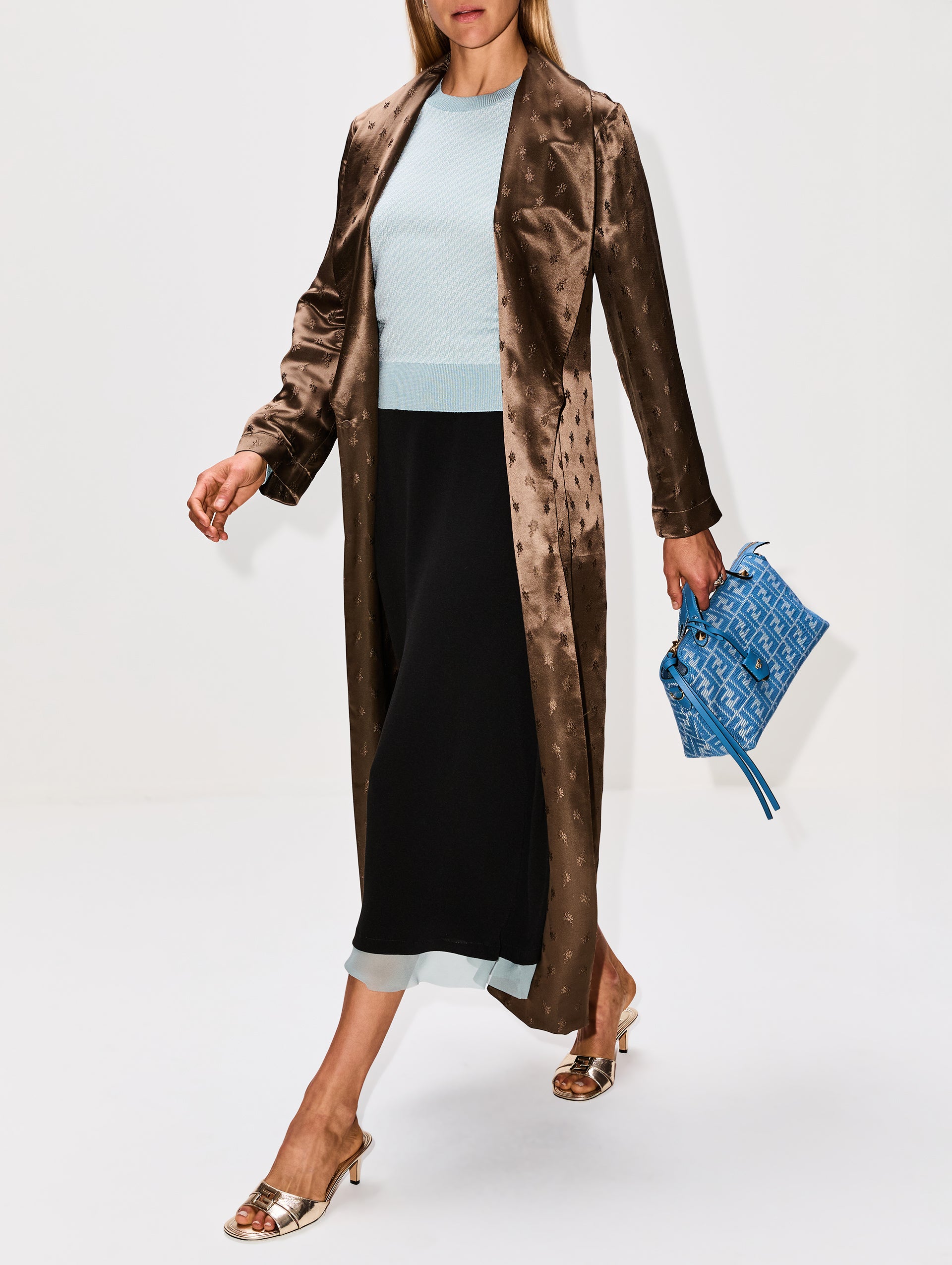 Satin Coat | FENDI | elysewalker