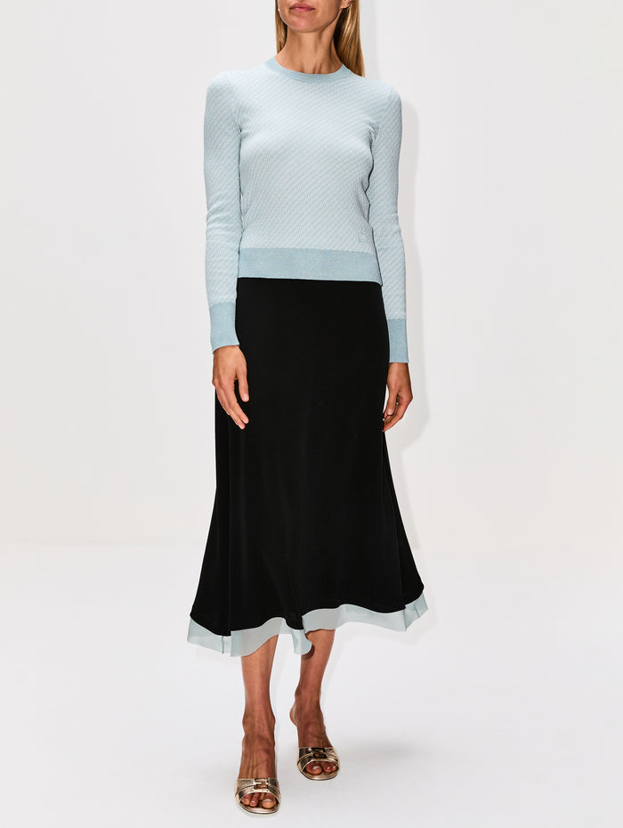 Midi Skirt,FENDI,BLACK,Image 1