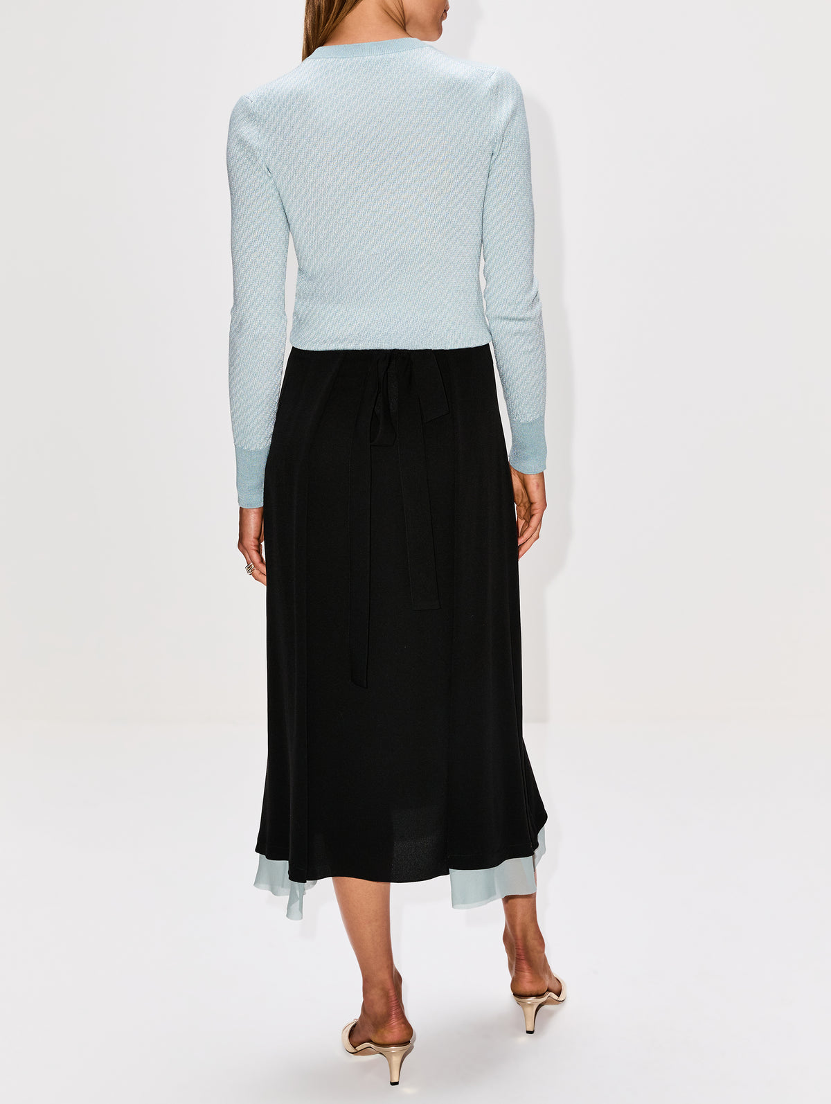 Midi Skirt,FENDI,BLACK,Image 4