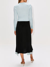 Midi Skirt,FENDI,BLACK,Image 4