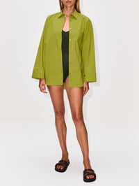 Sadie Swimsuit,HUNZA G,METALLIC KHAKI,Image 4