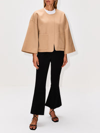 Jaquie Jacket,BY MALENE BIRGER,DARK SAND,Image 2