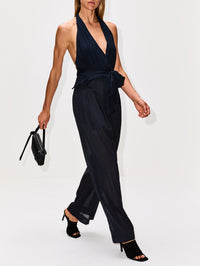 Carries Trouser,TWP,MIDNIGHT/WHITE,Image 3