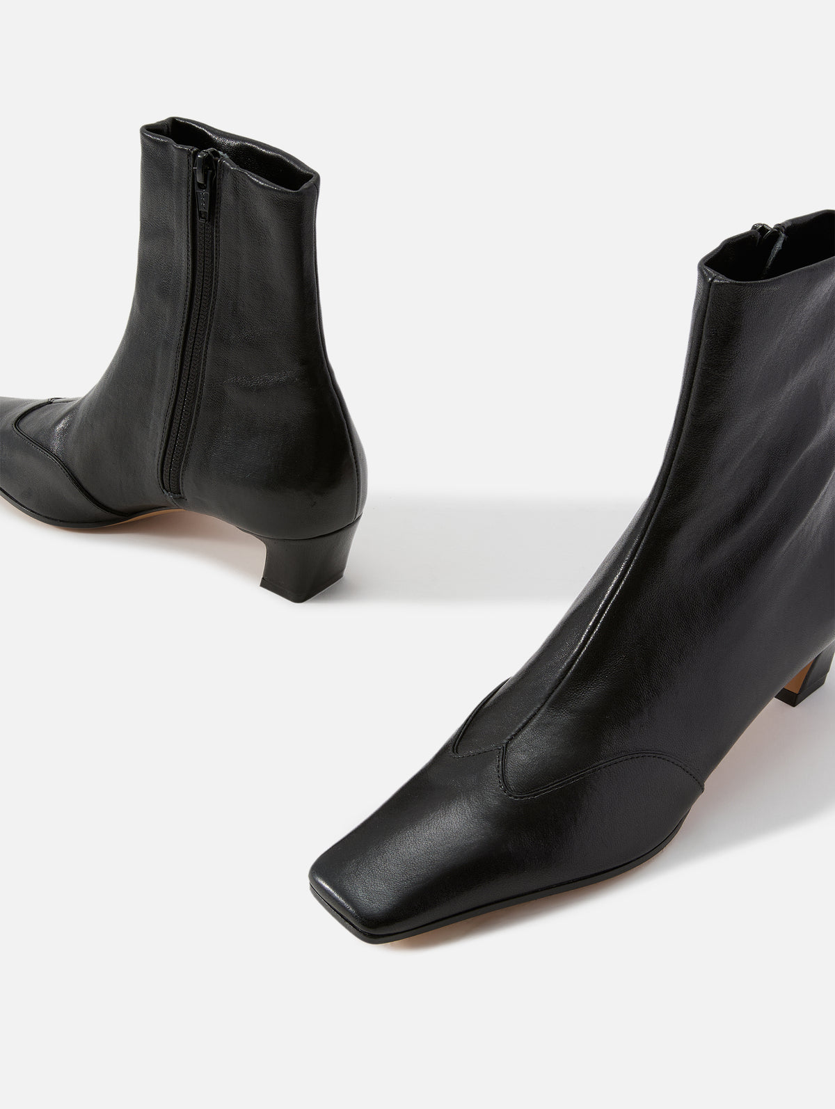 Nevada Ankle Stretch Boot 40mm,KHAITE,BLACK,Image 2