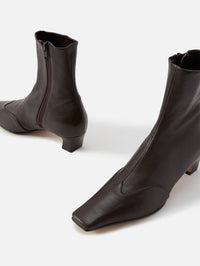 Nevada Ankle Stretch Boot 40mm,KHAITE,DARK BROWN,Image 2