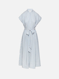 James Dress,BIRDS OF PARADIS BY TROVATA,BLUE OXFORD STRIPE,Image 1