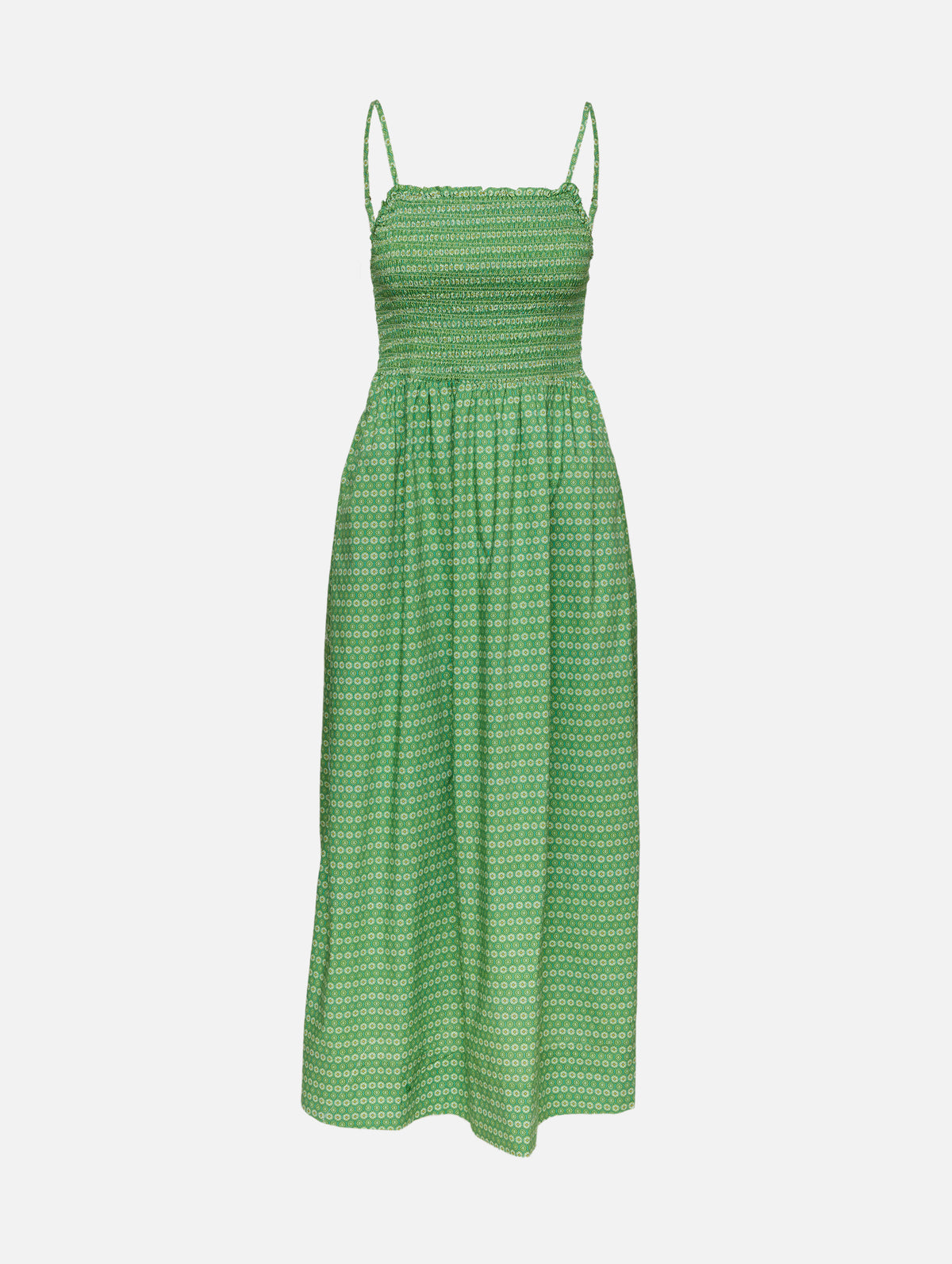 Carmen Dress,BIRDS OF PARADIS BY TROVATA,GREEN MEDALLION,Image 1