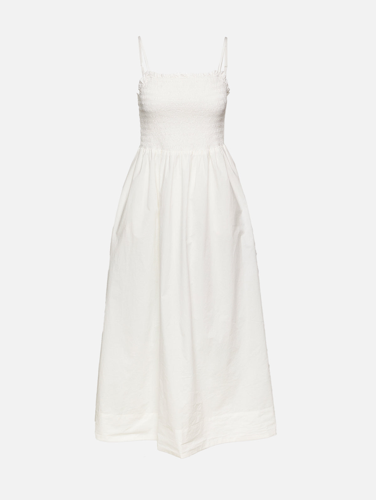 Carmen Dress,BIRDS OF PARADIS BY TROVATA,WHITE,Image 1