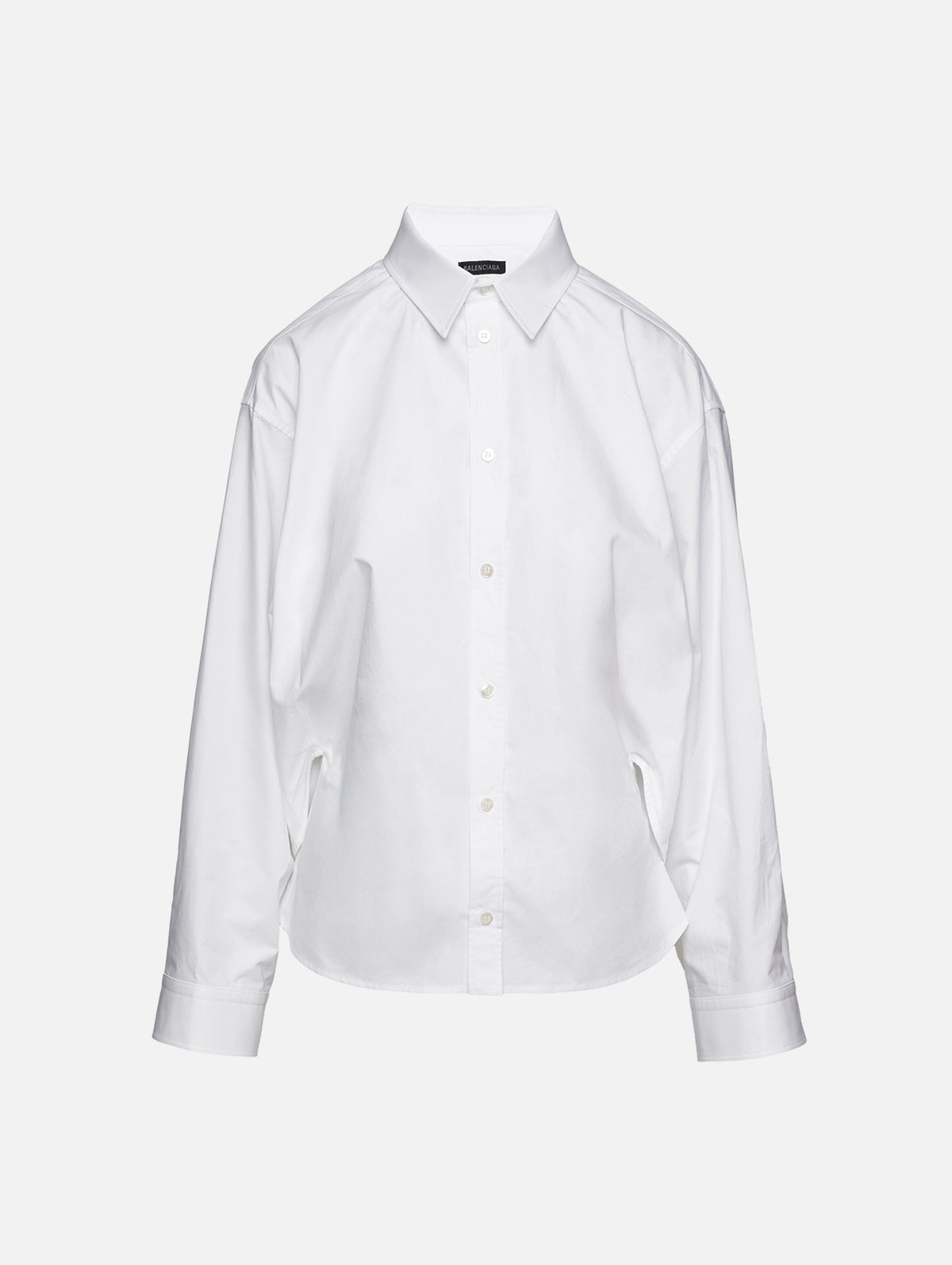 Semi Fitted Shirt,BALENCIAGA,WHITE,Image 1
