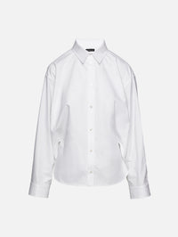 Semi Fitted Shirt,BALENCIAGA,WHITE,Image 1