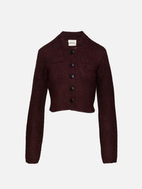 Ello Jacket,KHAITE,DARK PLUM,Image 1
