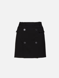 Tailored Mini Skirt,BALENCIAGA,BLACK,Image 1