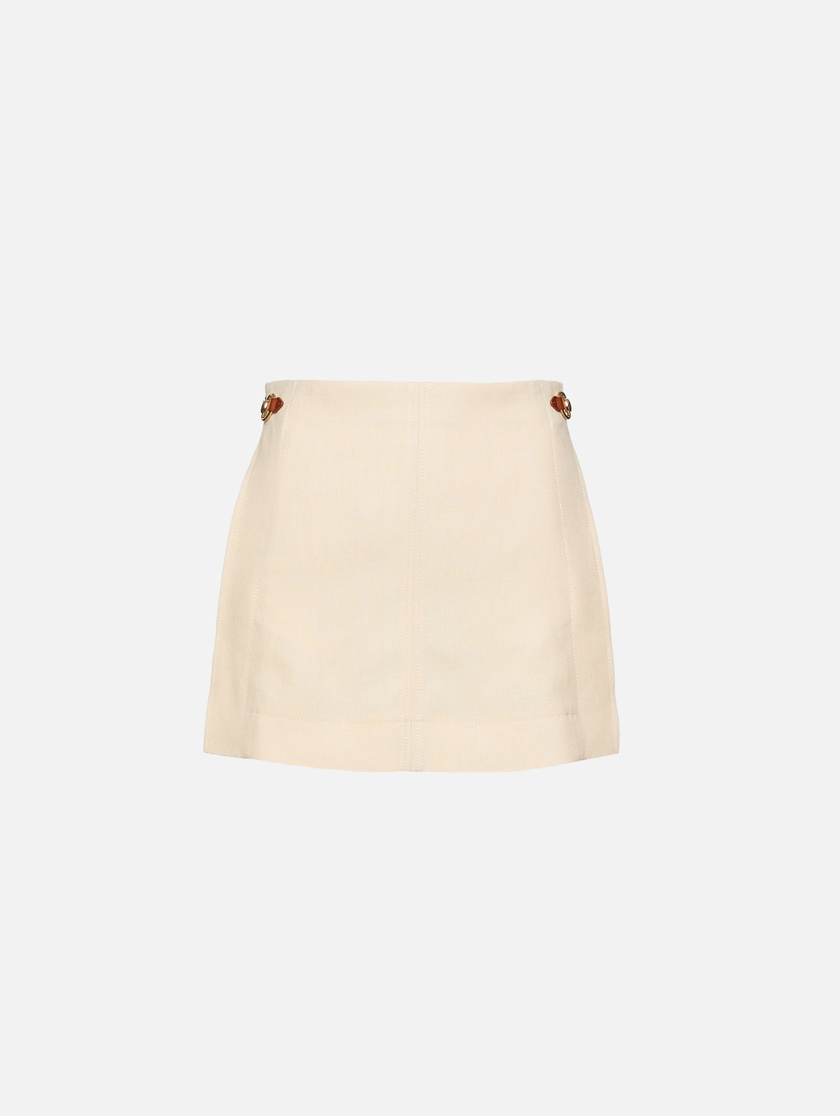 Mini Skirt,GUCCI,GARDENIA,Image 1