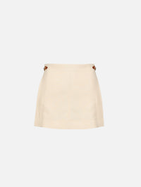 Mini Skirt,GUCCI,GARDENIA,Image 1