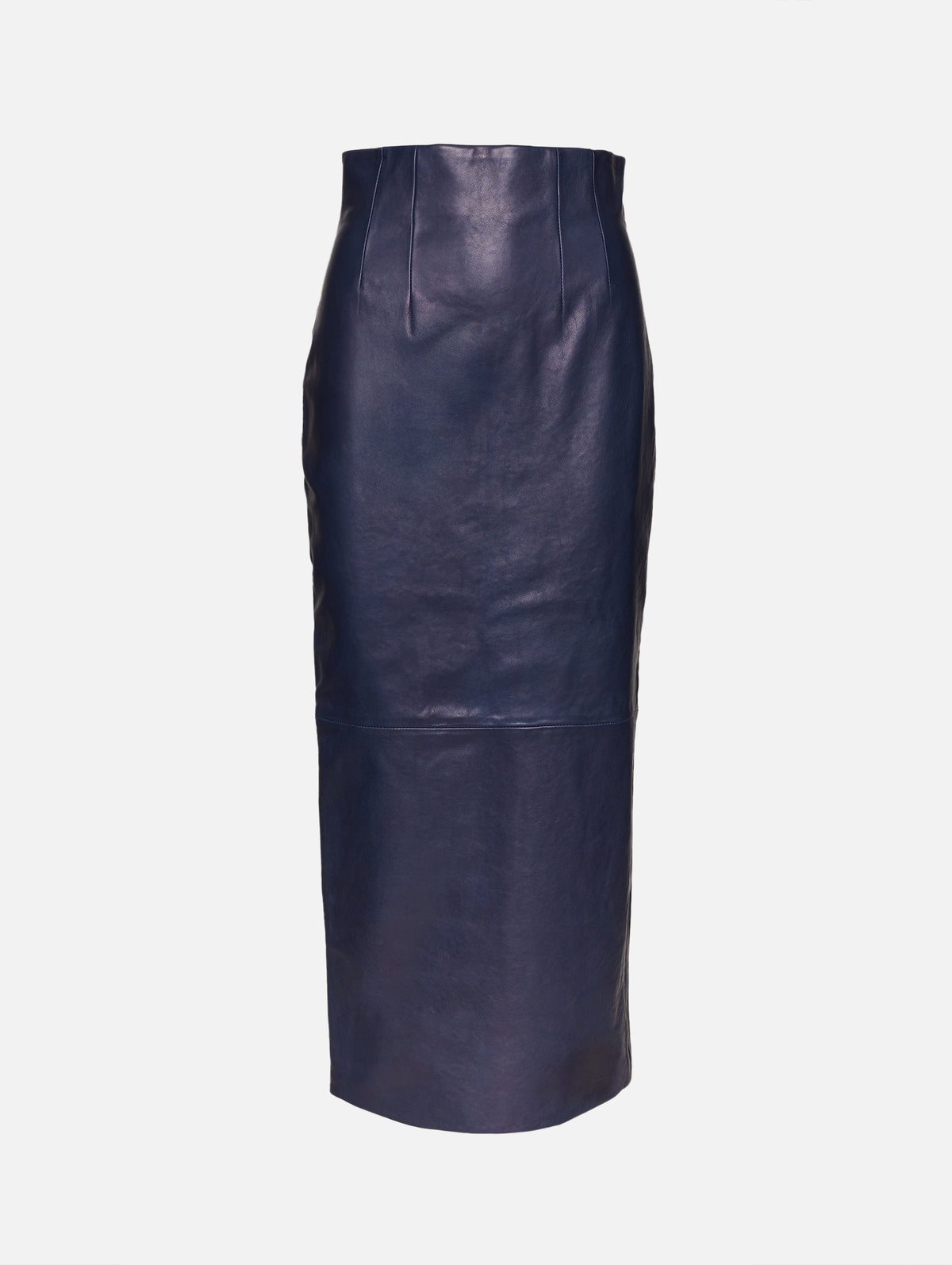 Loxley Skirt,KHAITE,DARK NAVY,Image 1