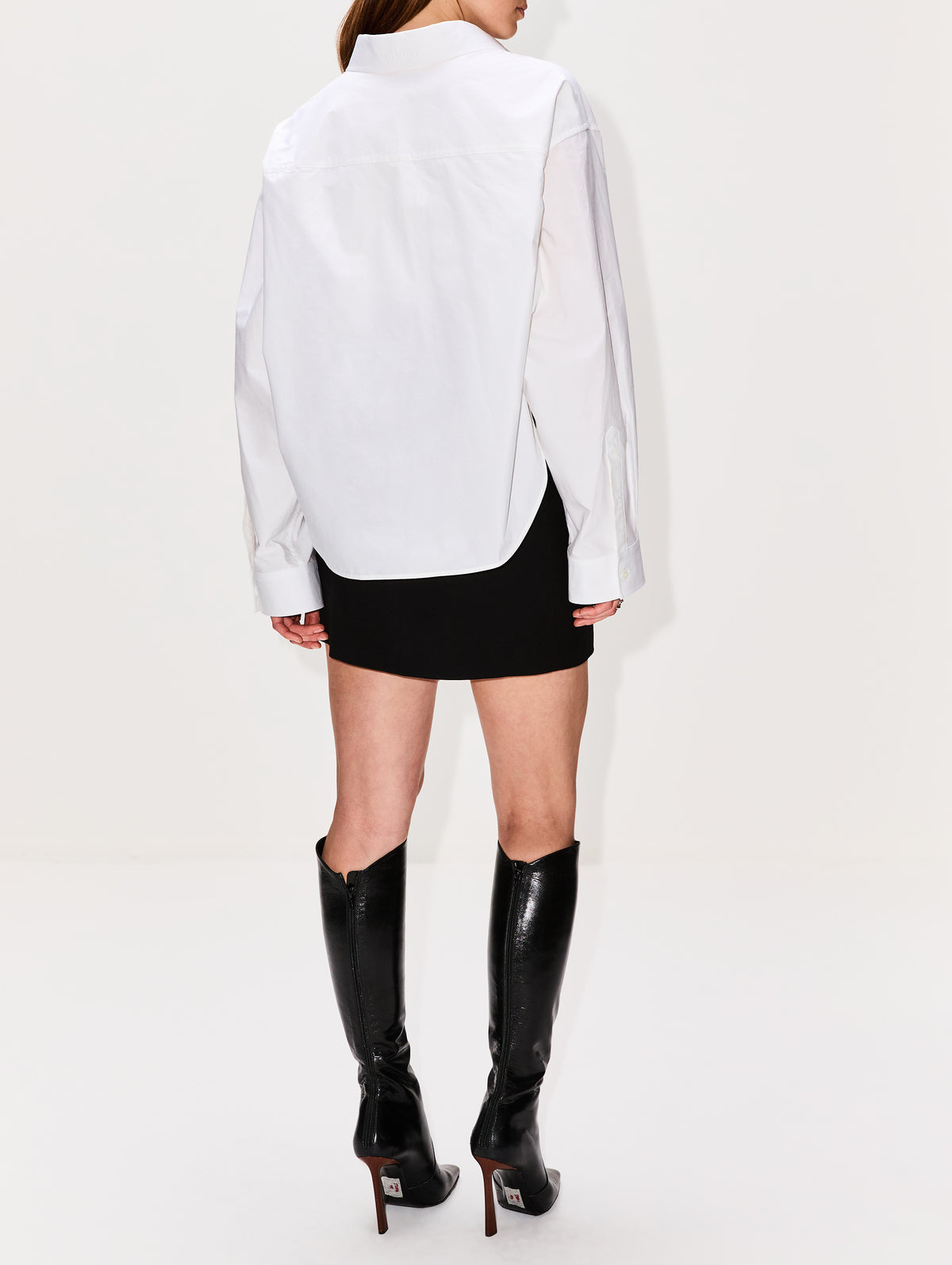 Semi Fitted Shirt,BALENCIAGA,WHITE,Image 3