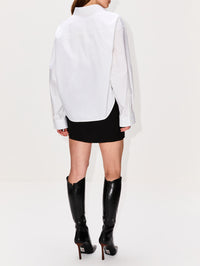 Semi Fitted Shirt,BALENCIAGA,WHITE,Image 3