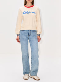 Ryann Sweater,BIRDS OF PARADIS BY TROVATA,CALIFORNIA ANTIQUE WHITE,Image 2