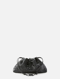 Soiree Dustbag,BOTTEGA VENETA,BLACK/BRASS,Image 3