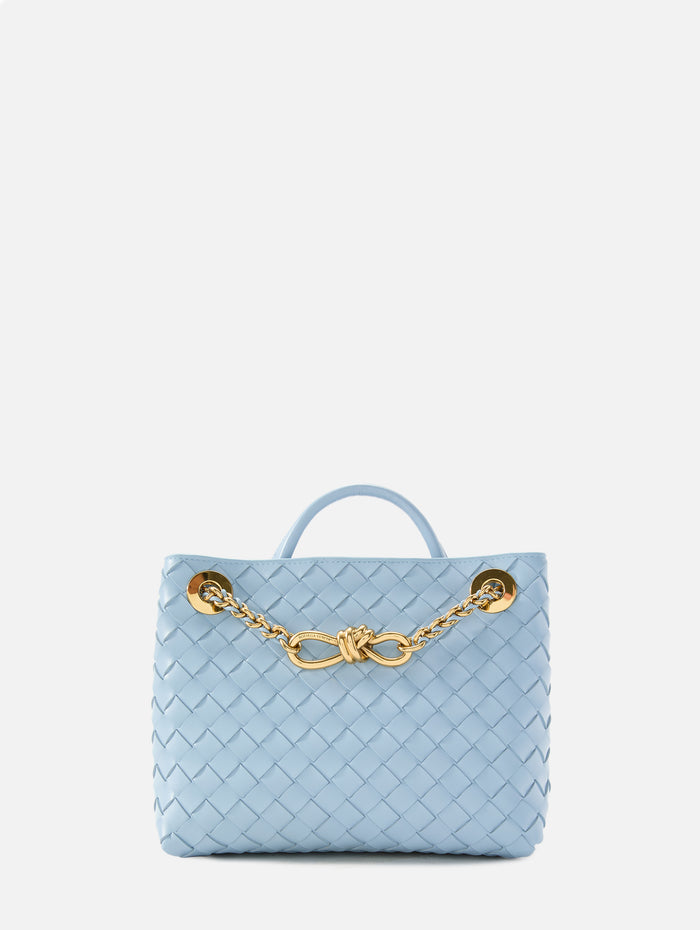 Small Andiamo Bag,BOTTEGA VENETA,ICE/BRASS,Image 1