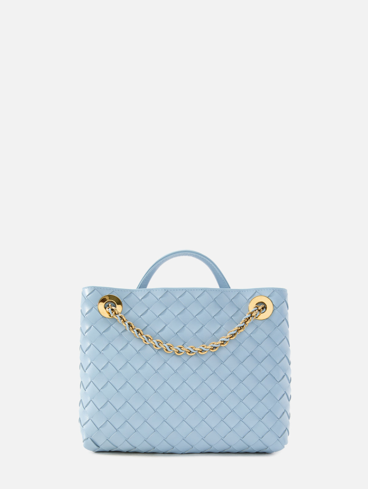 Small Andiamo Bag,BOTTEGA VENETA,ICE/BRASS,Image 3