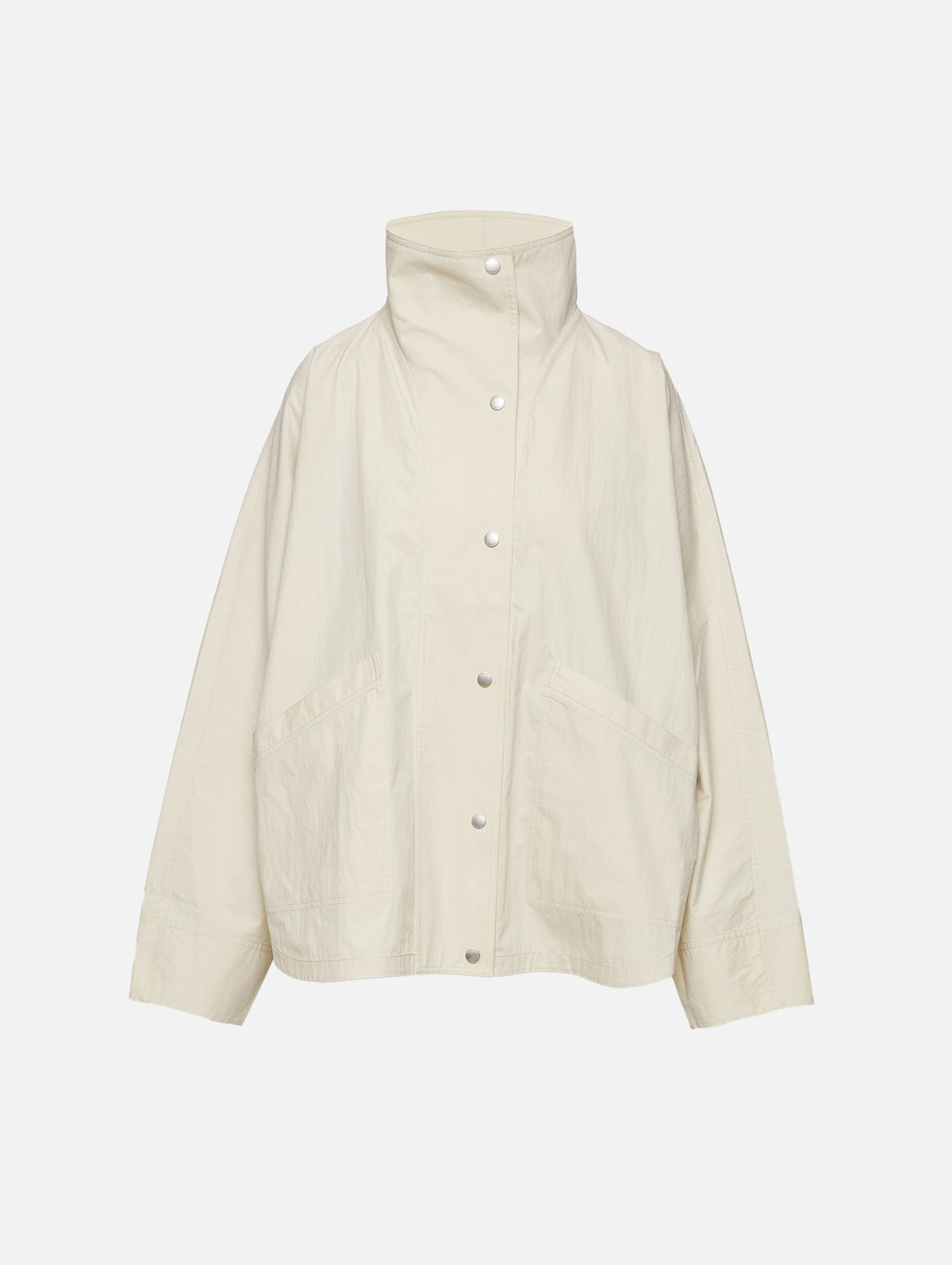 Summer Parachute Jacket,TOTÉME,OYSTER,Image 1