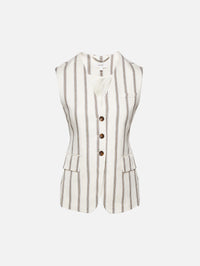 Noa Vest,A.L.C.,CREAM STRIPE,Image 1