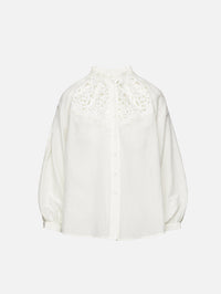 Camelias Mora Blouse,MARIA CHER,ECRU,Image 1