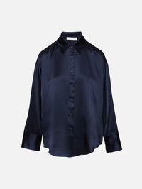 Benton Slouchy Button Down Shirt,SABLYN,MIDNIGHT NAVY,Image 1