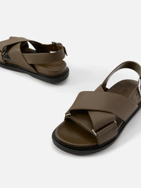 Fussbett Sandal,MARNI,DEEP SAGE,Image 2