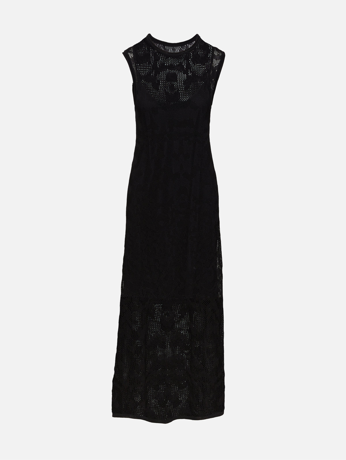 Cervantes Leah Long Dress,MARIA CHER,BLACK,Image 1