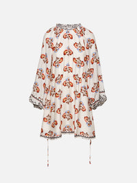 Caballito Vito Short Dress,MARIA CHER,ECRU,Image 1