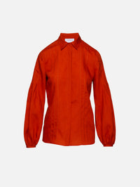 Inga Blouse,GABRIELA HEARST,ANTELOPE ORANGE,Image 1