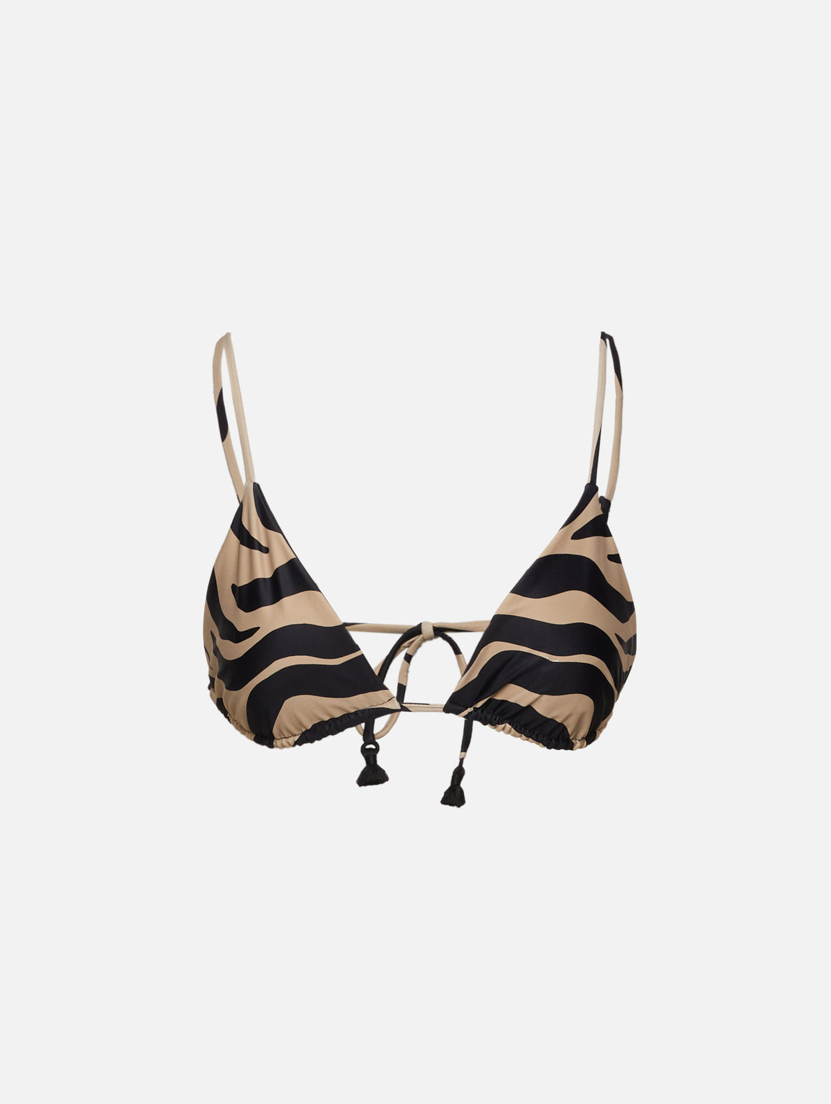 Konibo Bikini Top,JOHANNA ORTIZ,SAND/BLACK,Image 1