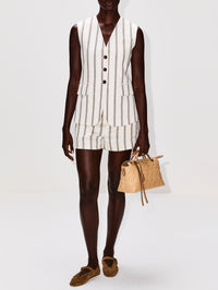 Noa Vest,A.L.C.,CREAM STRIPE,Image 2