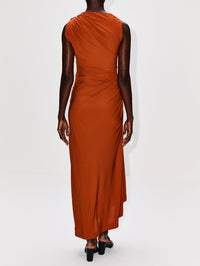 Drop Detail Dress,BOTTEGA VENETA,AUTUMN,Image 4