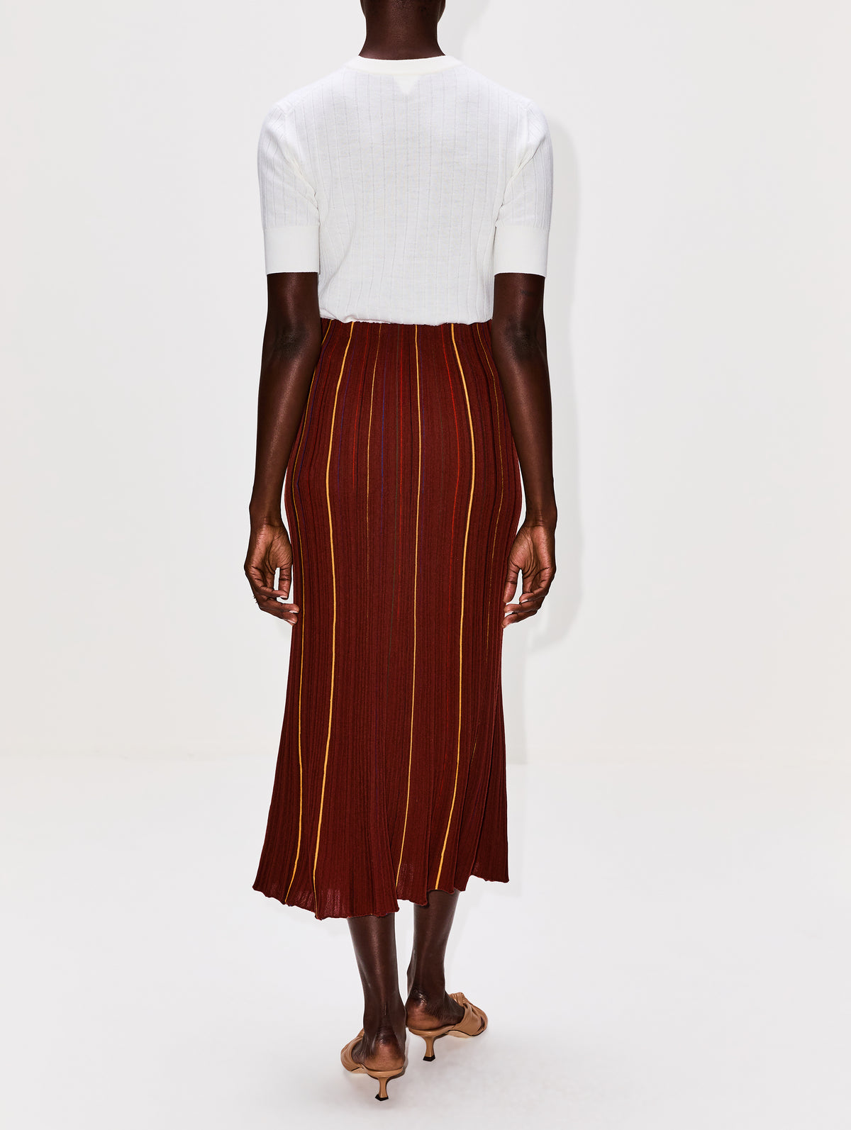 Celeano Skirt,GABRIELA HEARST,BURNT SIENNA,Image 4