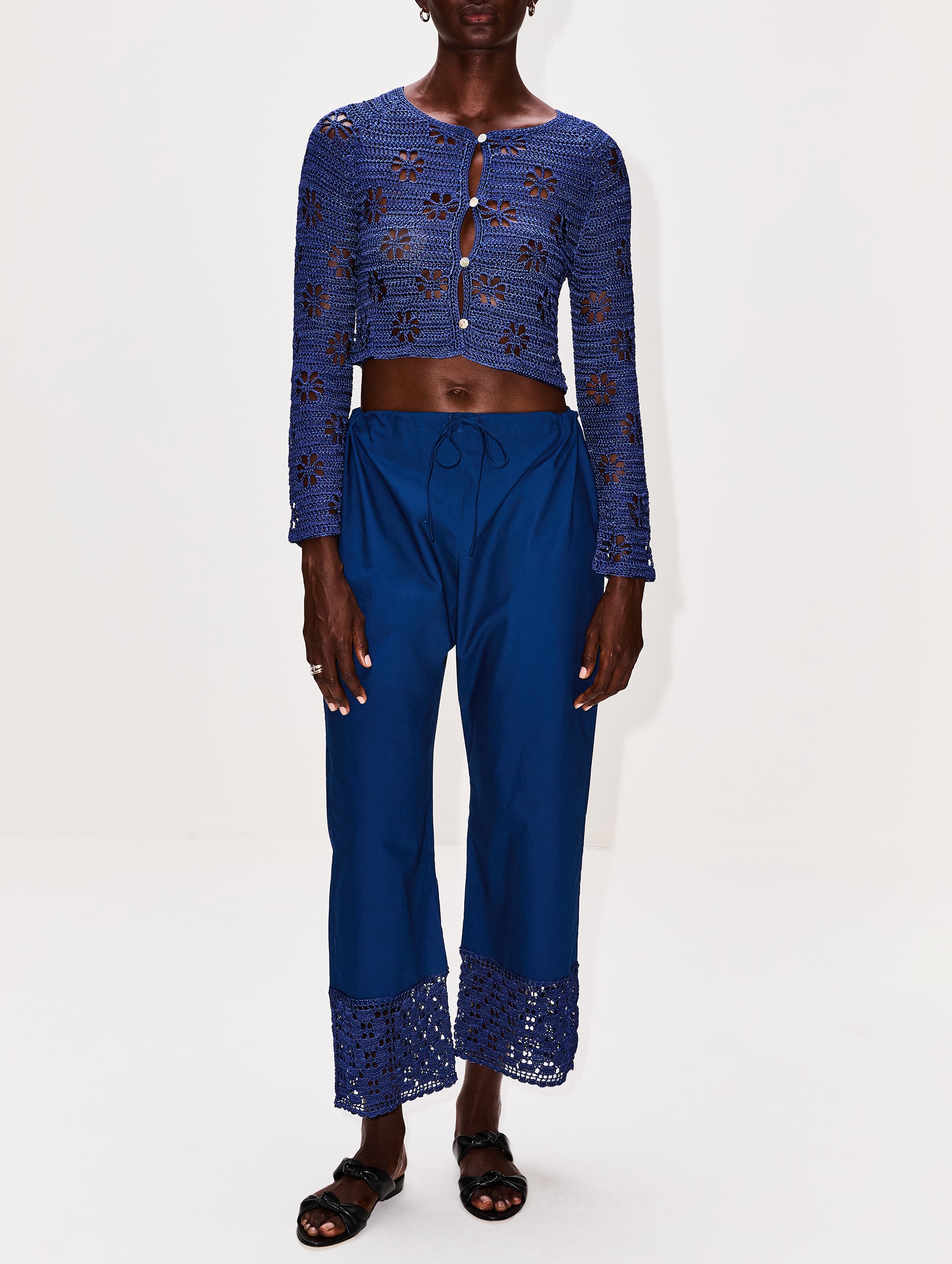 Floral Crochet Cardigan | CALLE DEL MAR | elysewalker