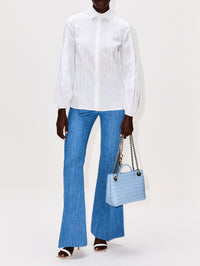 Inga Blouse,GABRIELA HEARST,WHITE,Image 2