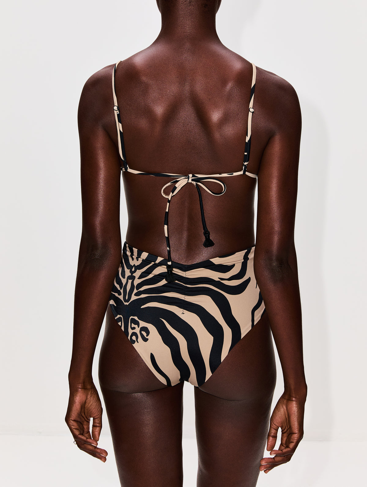 Konibo Bikini Top,JOHANNA ORTIZ,SAND/BLACK,Image 3