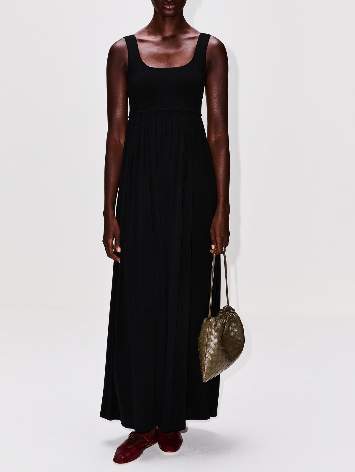 Celine Dress,LA LIGNE,BLACK,Image 2