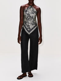 Romany Pant,XÍRENA,BLACK,Image 2