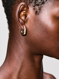 Earring Nano Grace Pave,RAINBOW K JEWELRY,YELLOW GOLD,Image 2