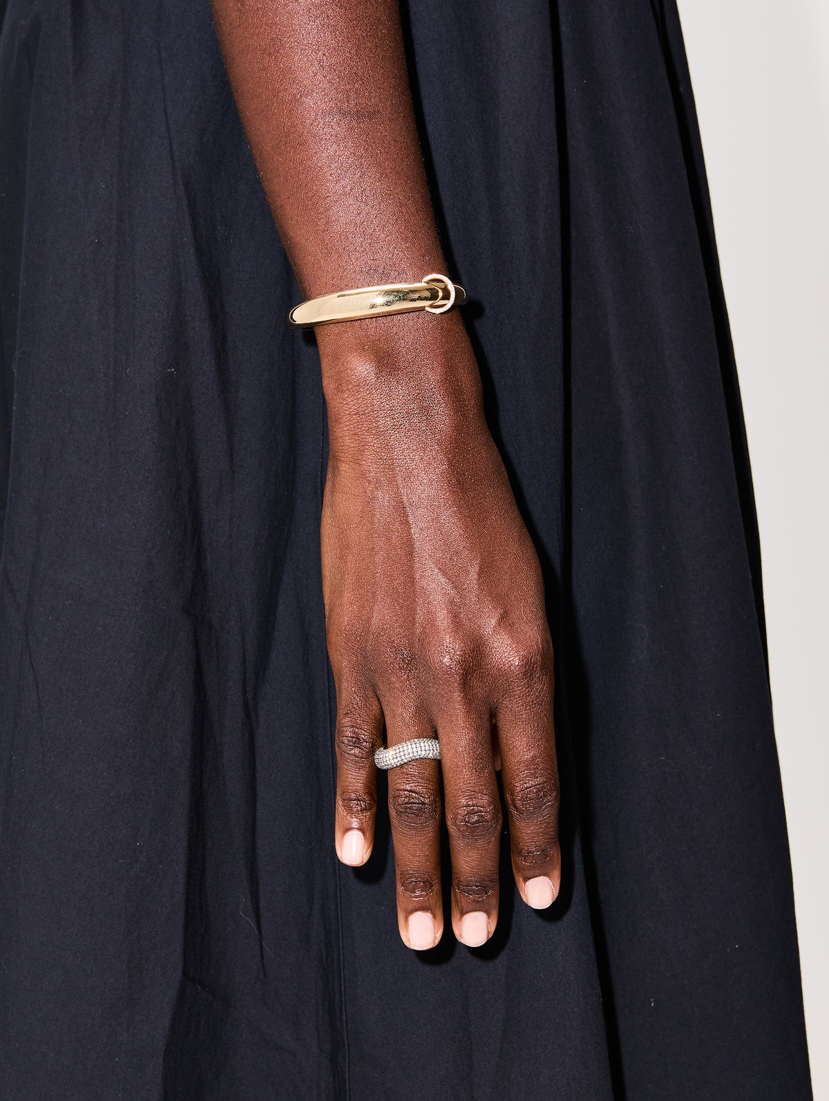 Ring Illusion Pave,RAINBOW K JEWELRY,YELLOW GOLD/BLACK,Image 2