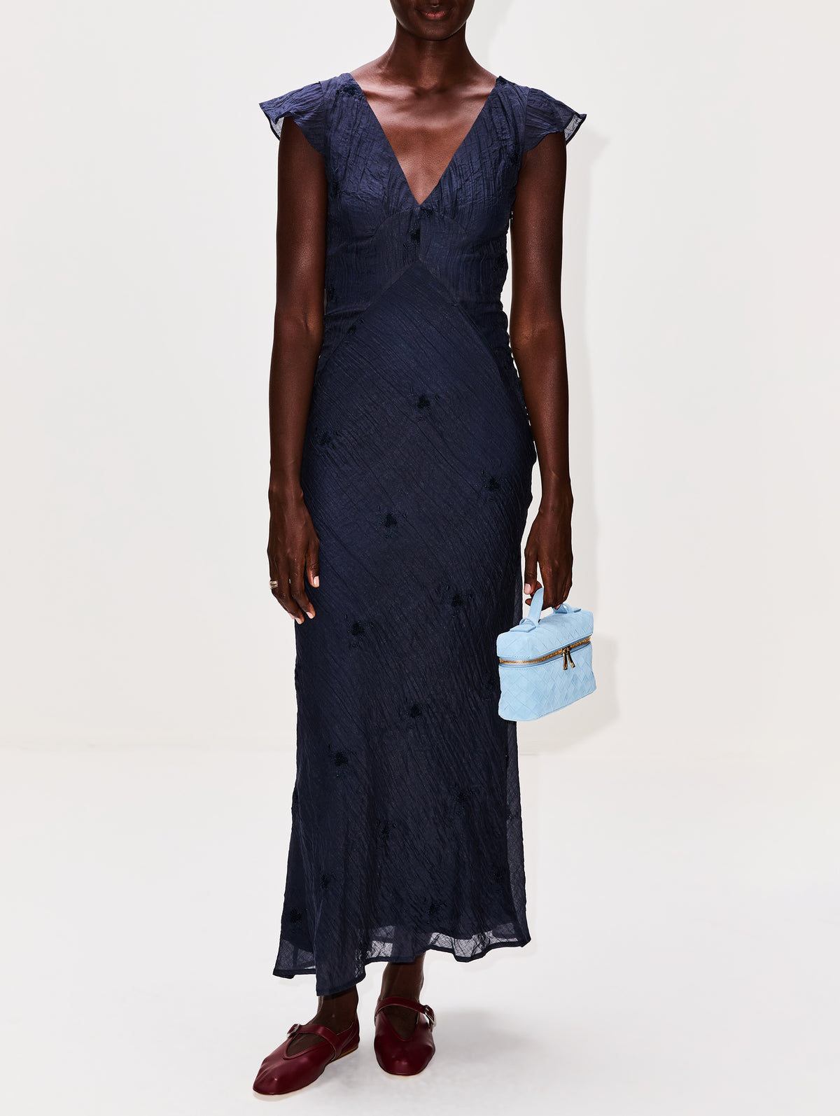 Nori Dress,STAUD,MIDNIGHT,Image 2