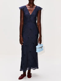 Nori Dress,STAUD,MIDNIGHT,Image 2