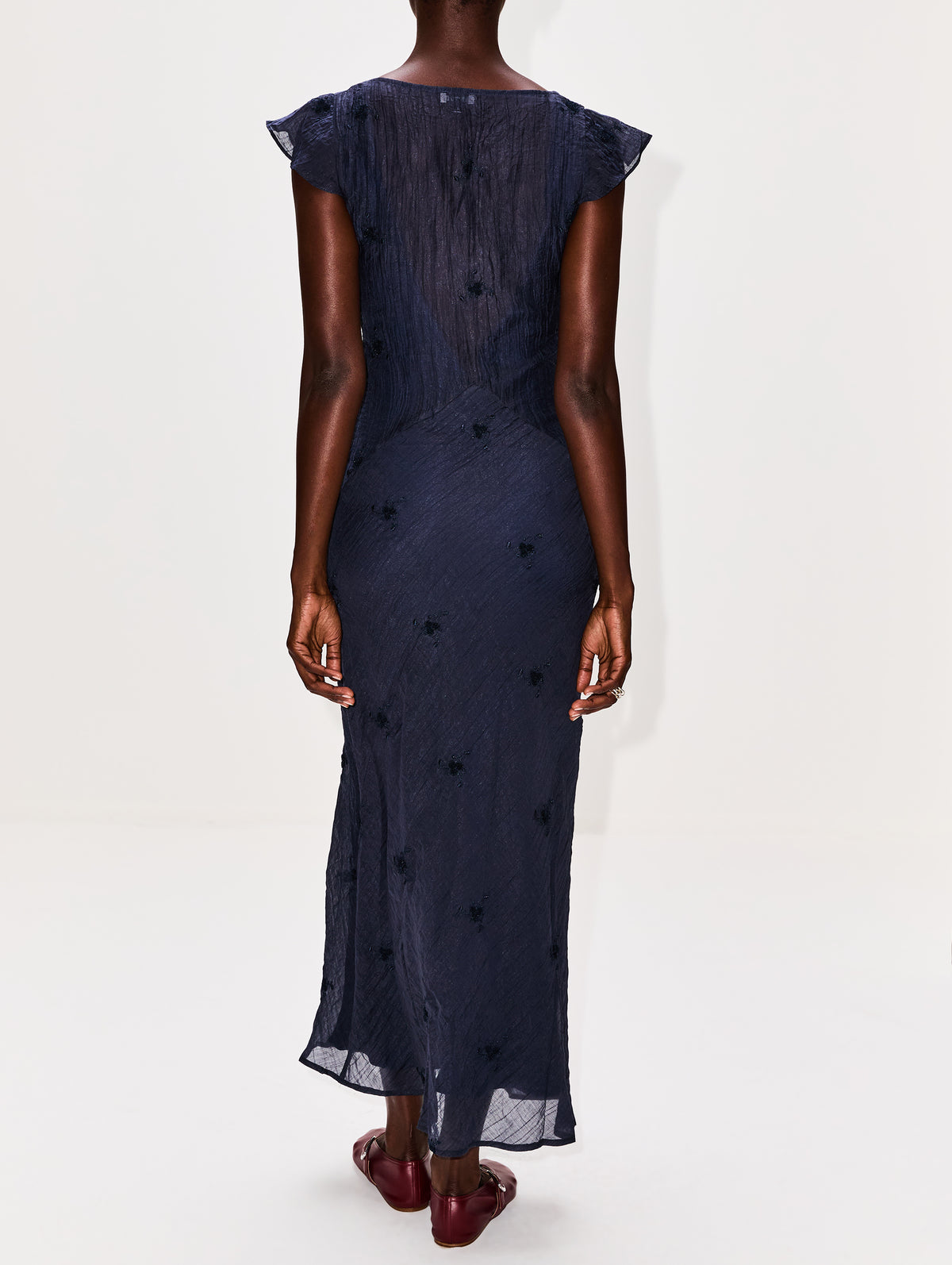 Nori Dress,STAUD,MIDNIGHT,Image 4