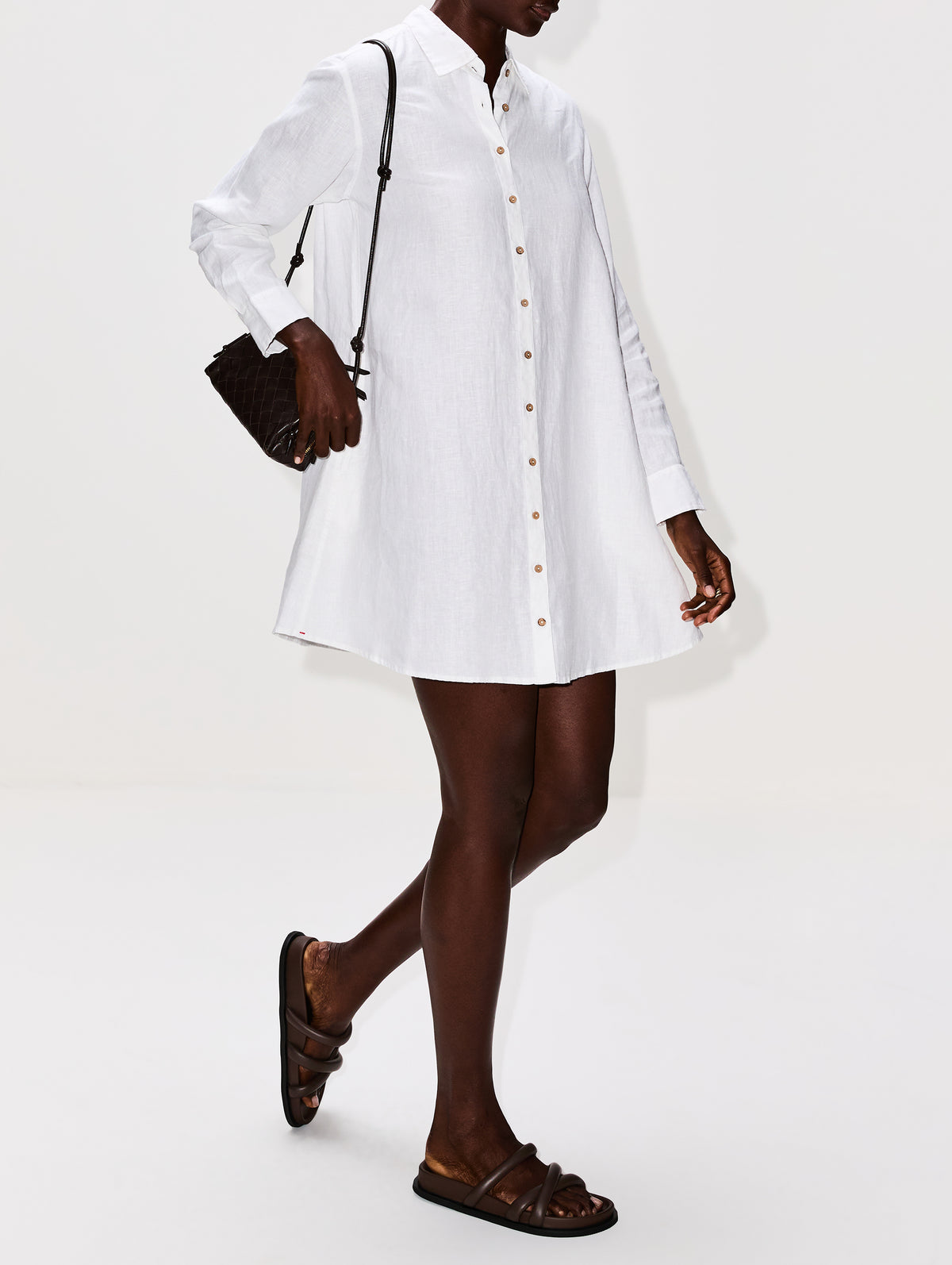 Bobby Dress,XÍRENA,WHITE,Image 3