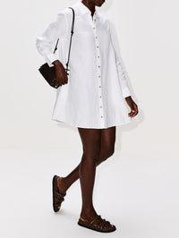 Bobby Dress,XÍRENA,WHITE,Image 3