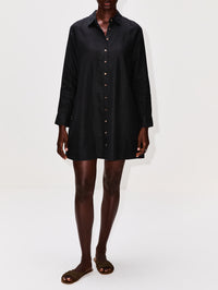 Bobby Dress,XÍRENA,BLACK,Image 2